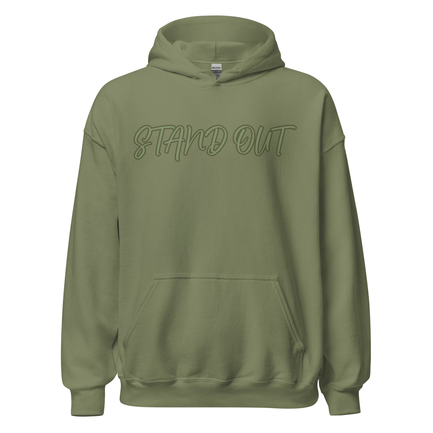 DJS Military Green "STANDOUT" Hoodie