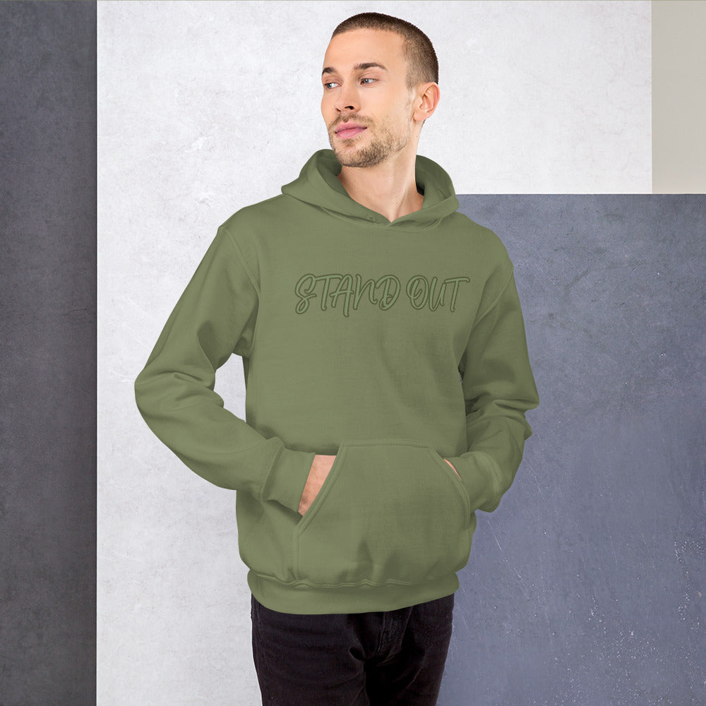 DJS Military Green "STANDOUT" Hoodie