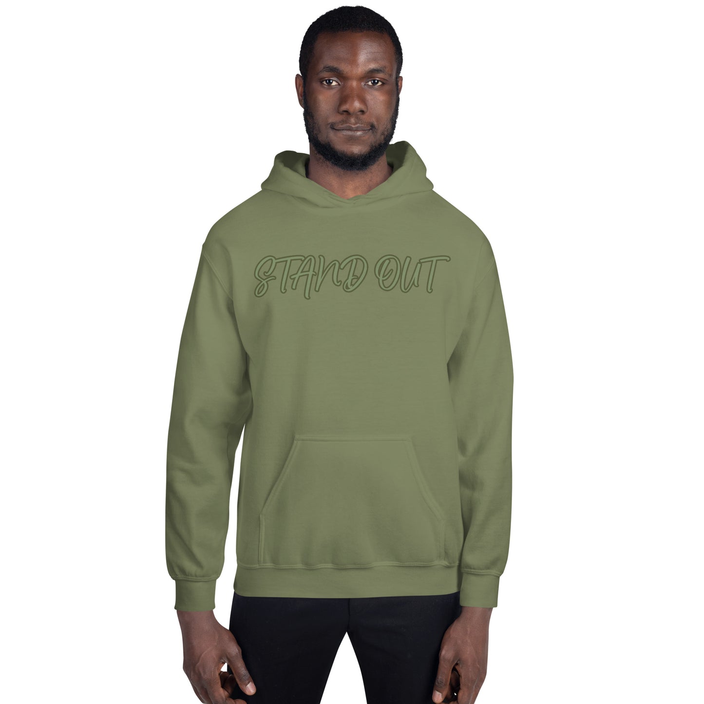 DJS Military Green "STANDOUT" Hoodie