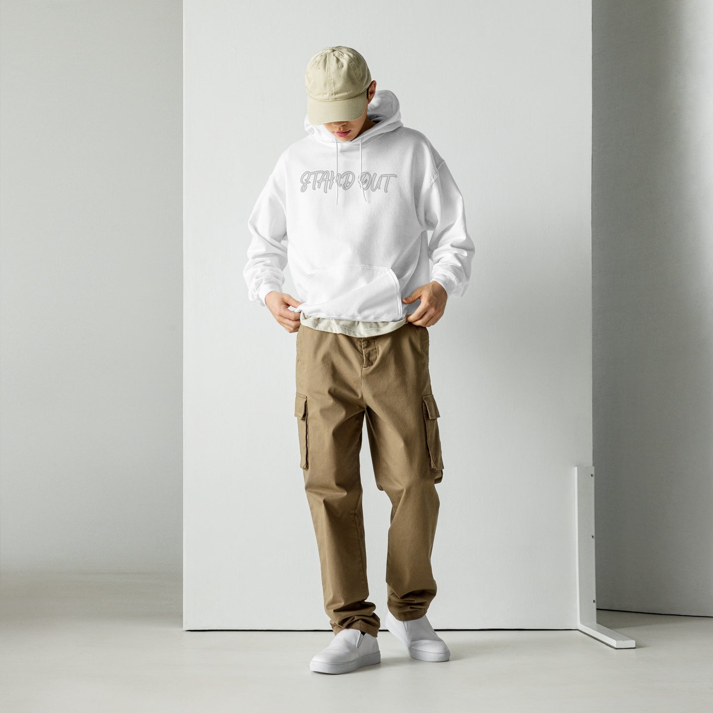 DJS White "STANDOUT" Hoodie